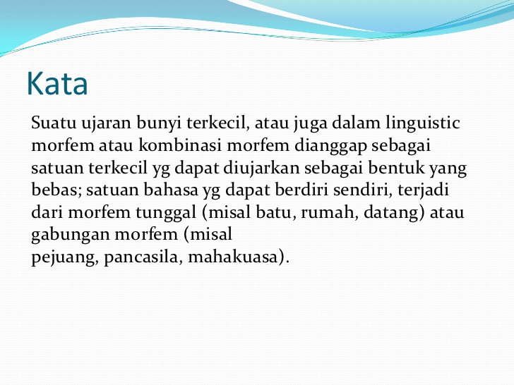 Tata bahasa indonesia yang benar